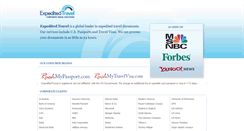 Desktop Screenshot of expeditedtravel.com